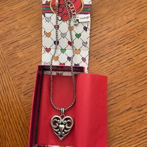 Brighton Alana Heart Necklace NWT